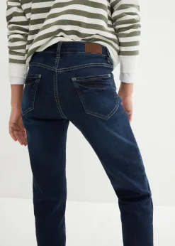 Jean Boyfriend taille mi-haute, extensible