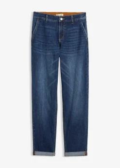 Jean boyfriend taille mi-haute et élastiquée