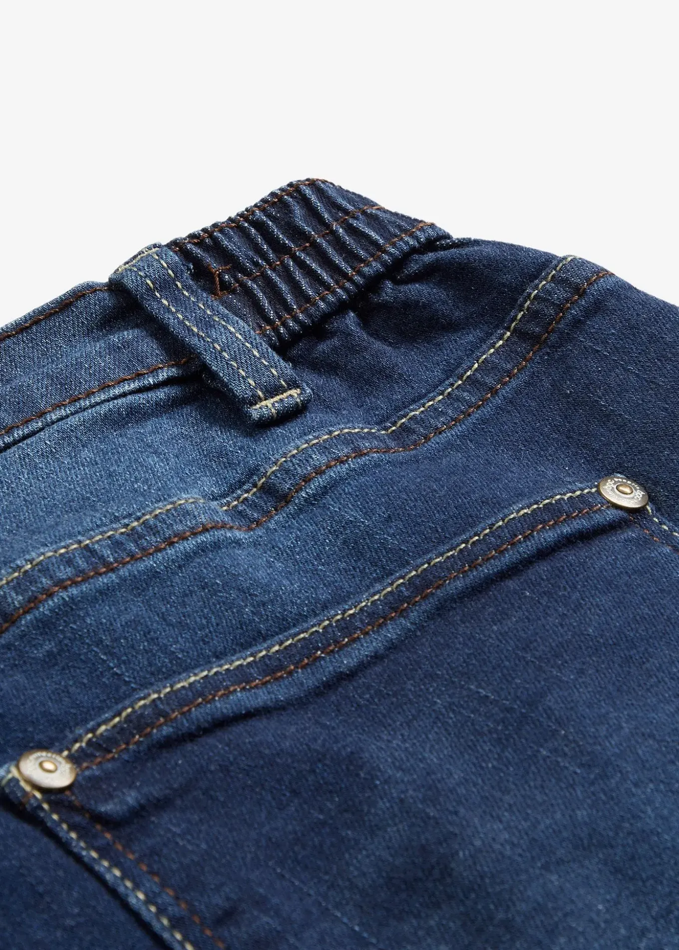 Jean boyfriend taille mi-haute, extensible