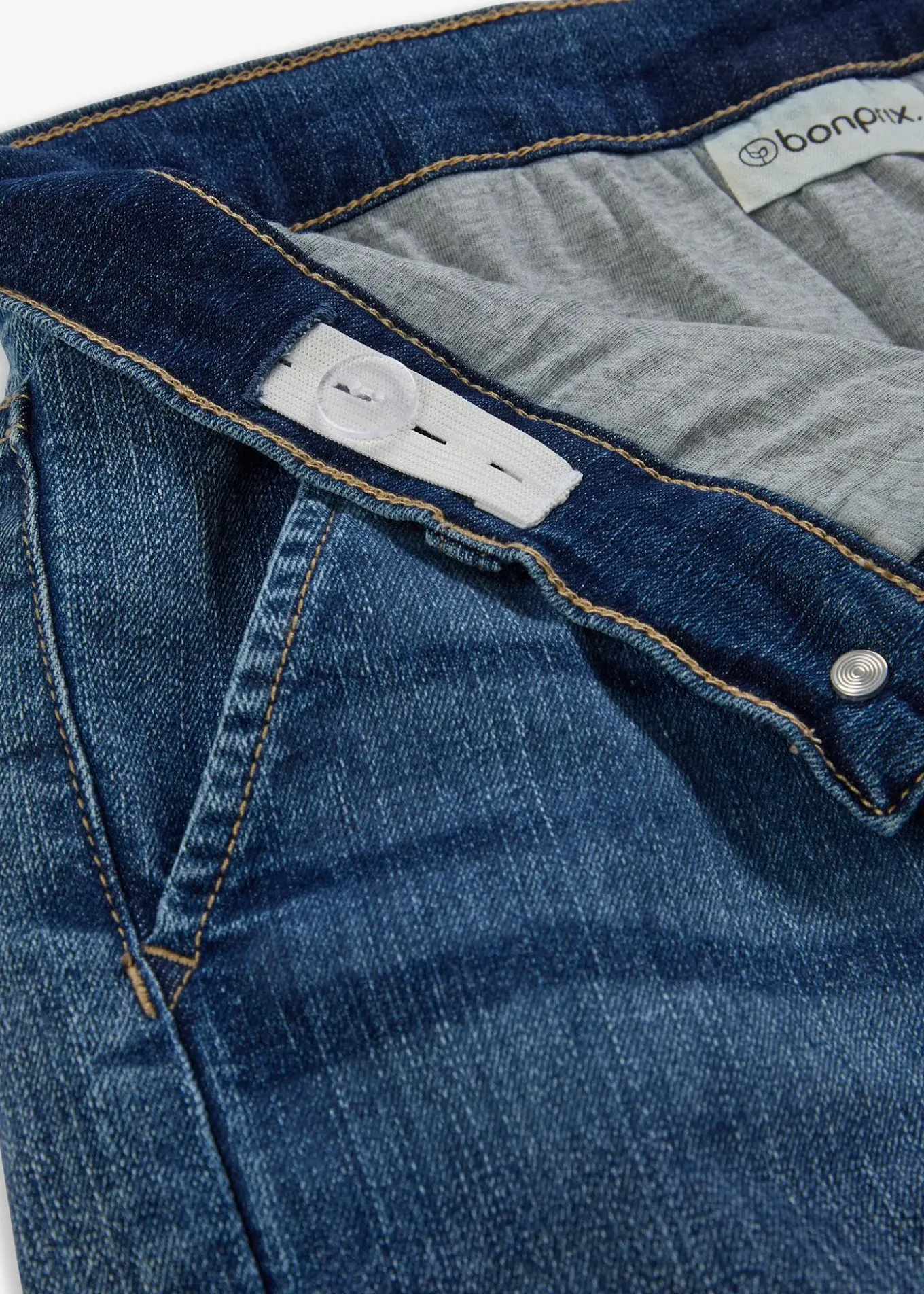 Jean cargo loose, doublure chaude en jersey, fuselé