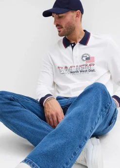 Jean charpentier loose à taille élastiquée, droit