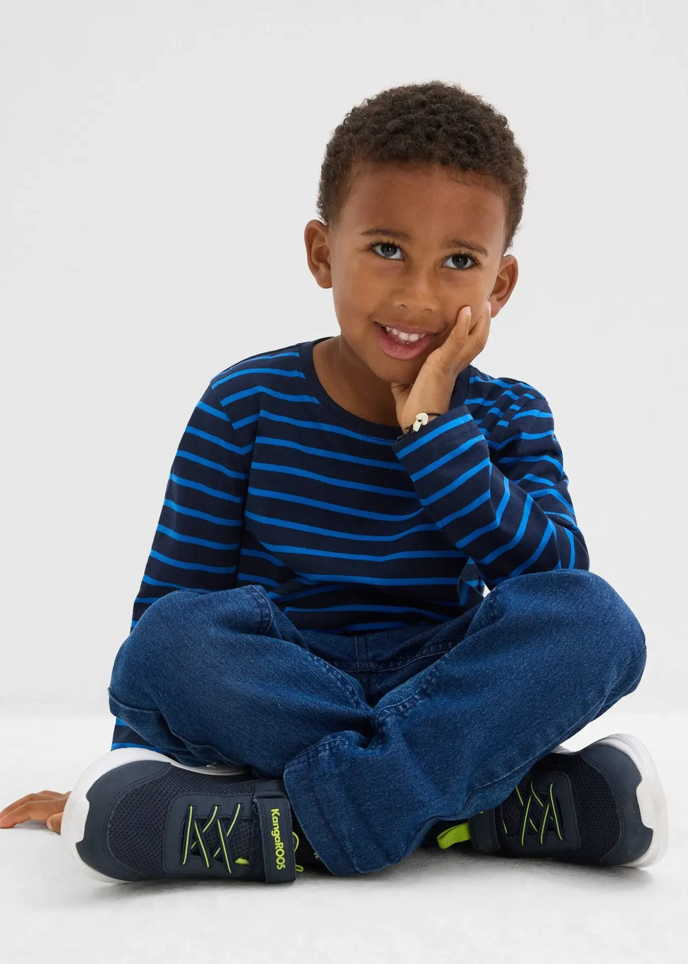 Jean chaud garçon avec doublure jersey