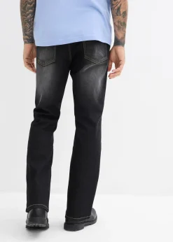 Jean classique à taille élastiquée, bootcut