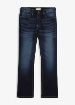 Jean classique à taille élastiquée, bootcut