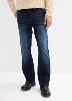 Jean classique à taille élastiquée, bootcut