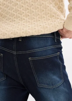 Jean classique à taille élastiquée, bootcut