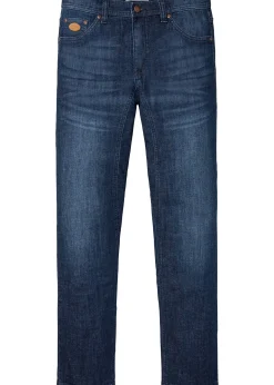 Jean classique avec entrejambe renforcé, fuselé