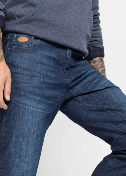 Jean classique avec entrejambe renforcé, fuselé