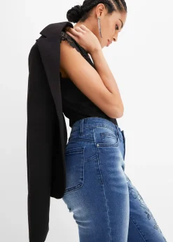 Jean corsaire avec imprimé papillon