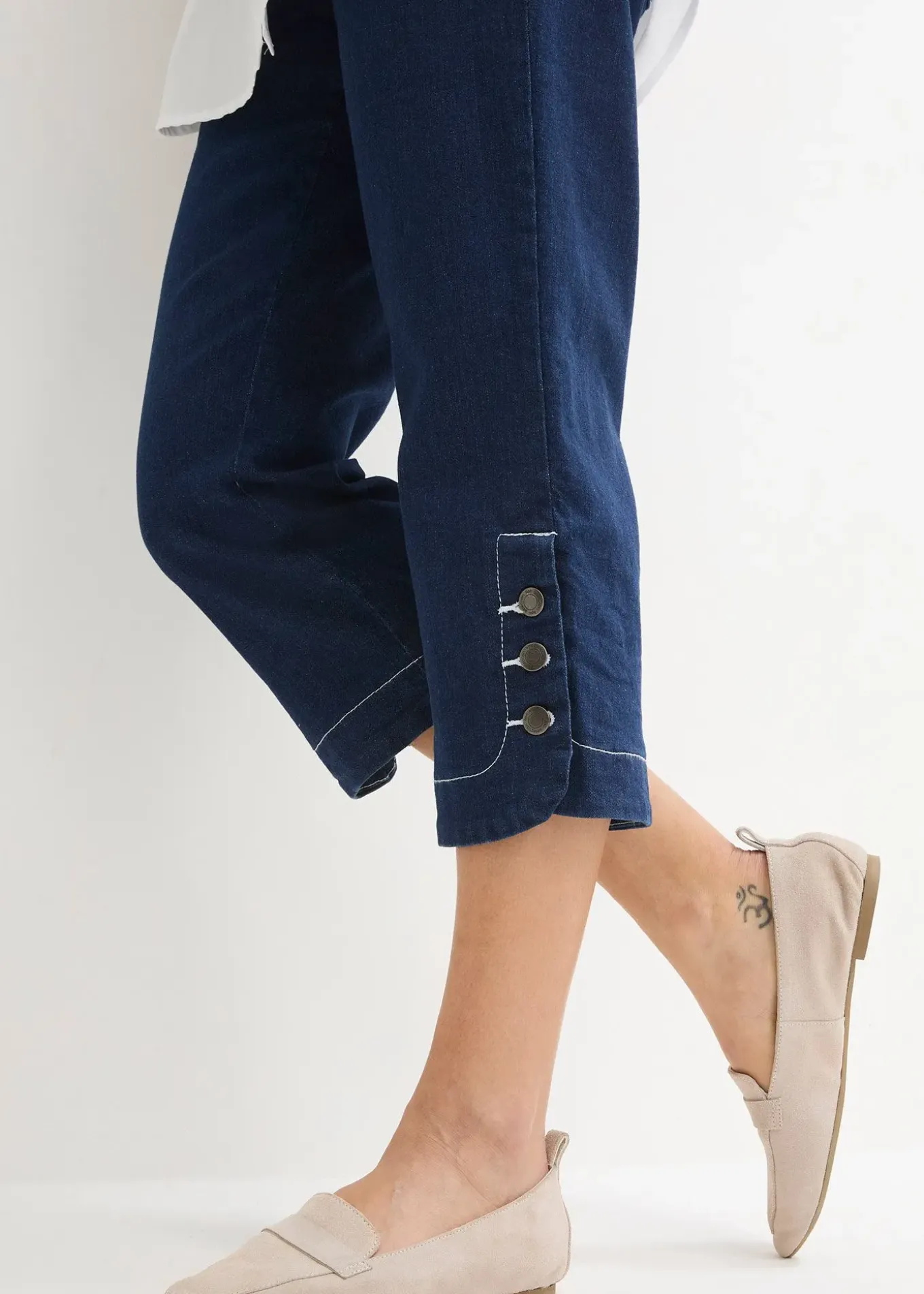 Jean corsaire, taille mi-haute