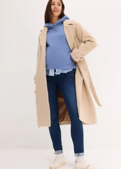 Jean de grossesse à doublure chaude, slim