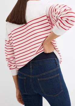 Jean de grossesse, coupe droite