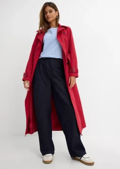 Jean droit et loose, taille haute