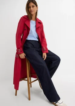 Jean droit et loose, taille haute