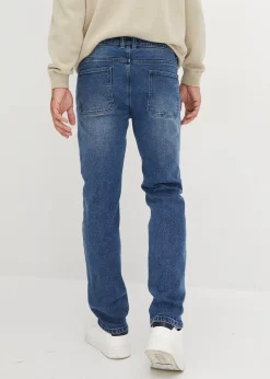 Jean droit extensible en denim épais, Regular
