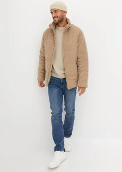 Jean droit extensible en denim épais, Regular