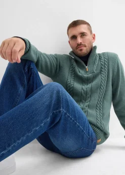 Jean droit extensible, loose