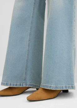 Jean droit loose, taille haute