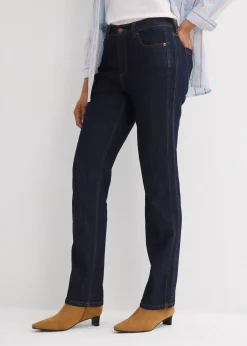 Jean droit taille haute