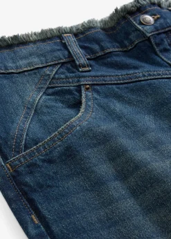 Jean droit, taille haute