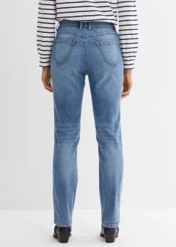 Jean droit taille haute