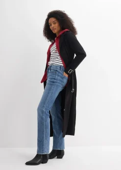 Jean droit taille haute