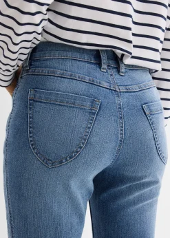 Jean droit taille haute