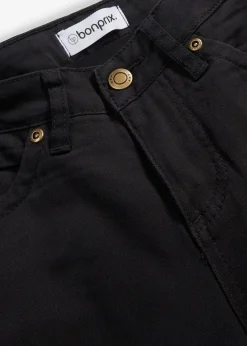 Jean droit taille mi-haute, extensible