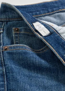 Jean droit taille mi-haute