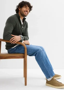 Jean extensible loose, droit