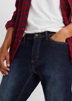 Jean extensible Regular avec doublure thermique, droit