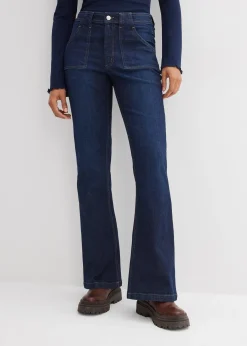 Jean flare taille haute