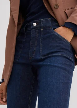 Jean flare taille haute