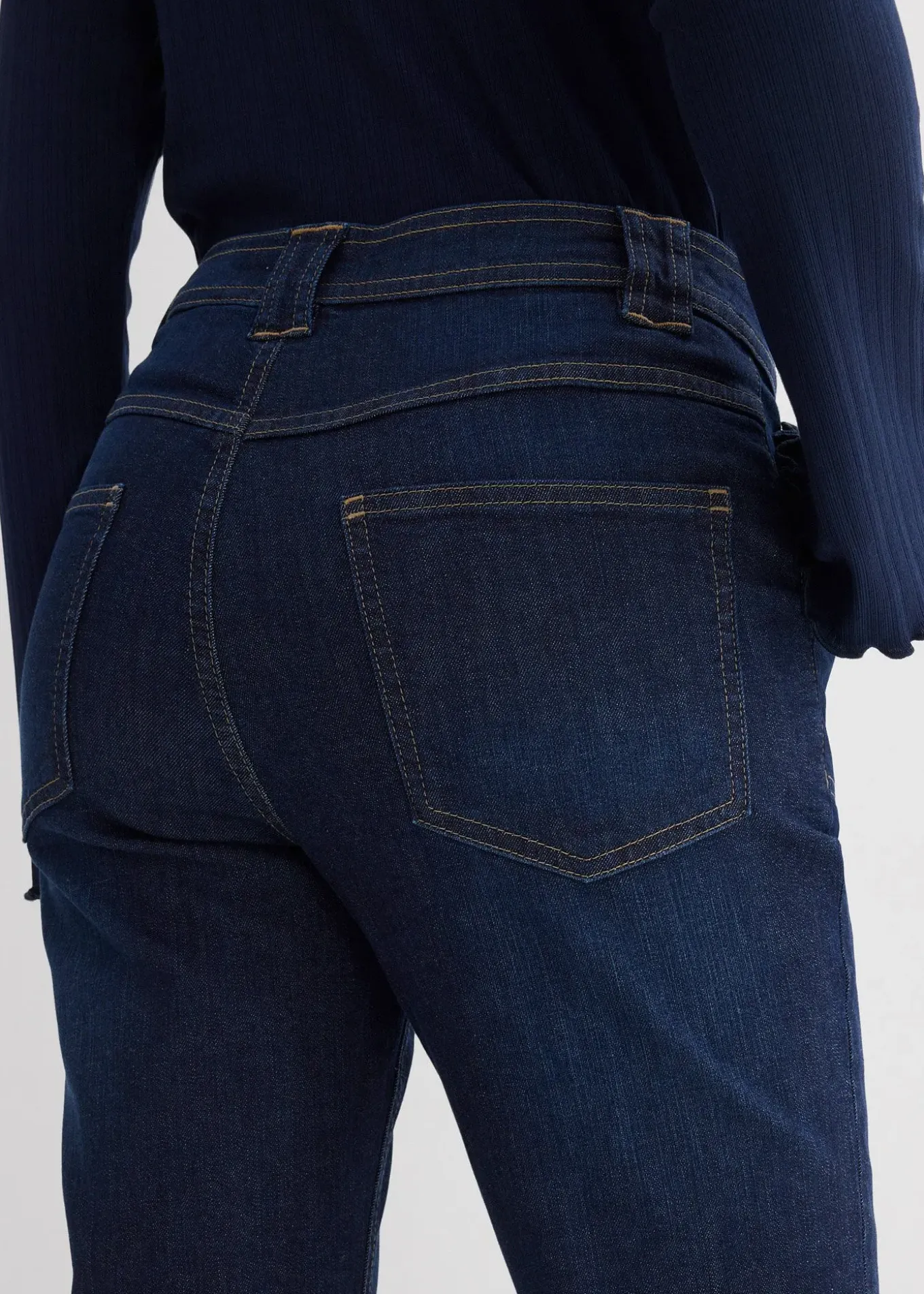 Jean flare taille haute