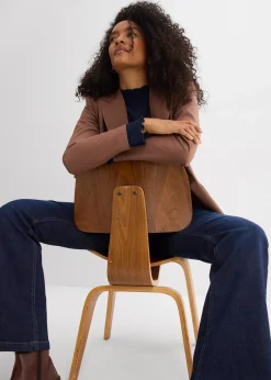 Jean flare taille haute