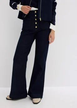 Jean flare taille haute