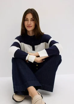 Jean flare taille haute