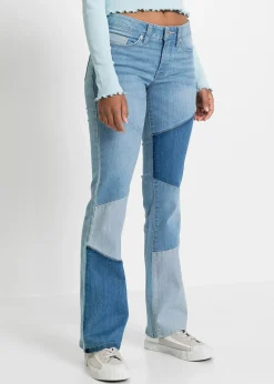 Jean flare taille mi-haute