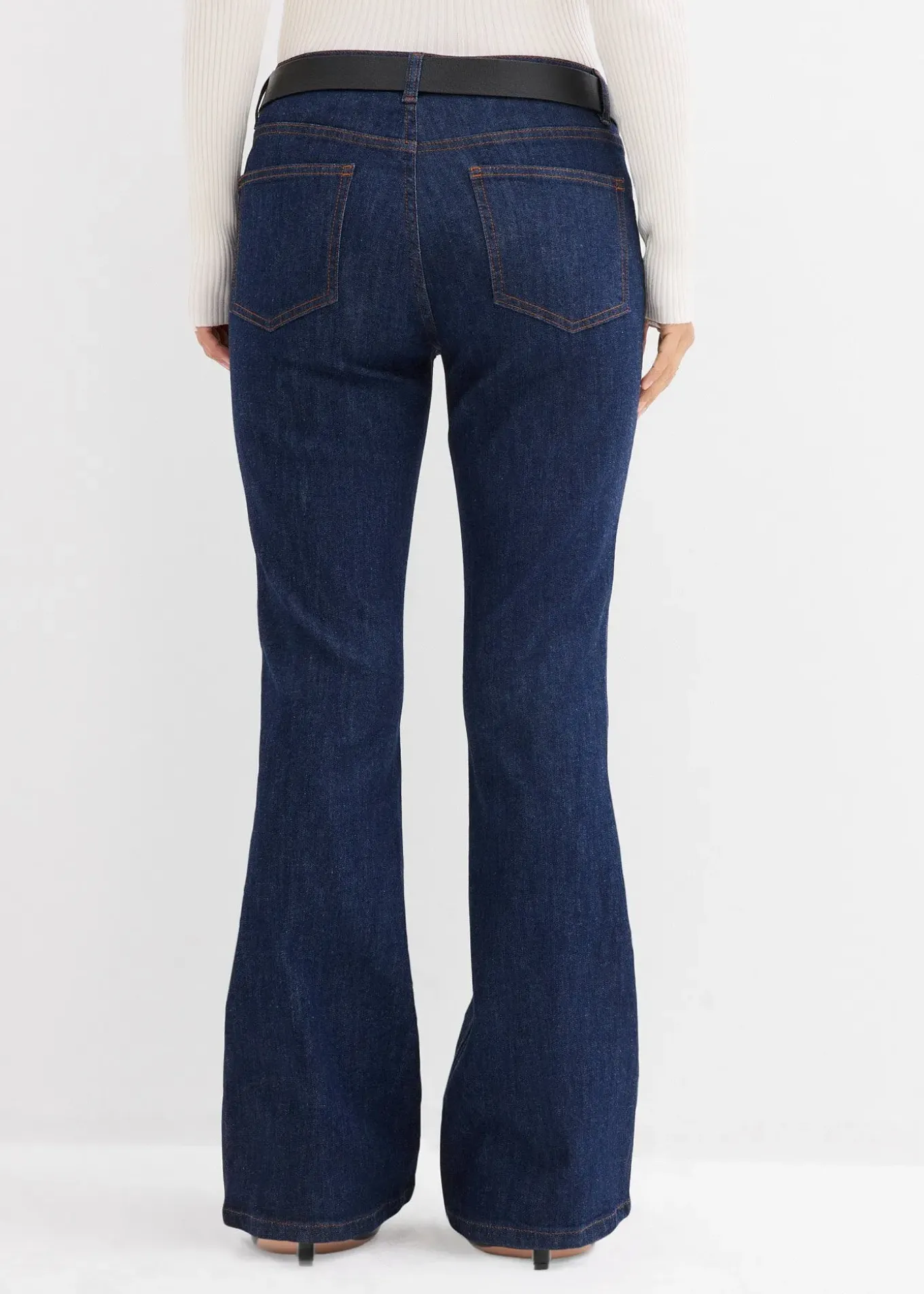 Jean flare taille mi-haute