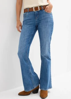 Jean flare taille mi-haute