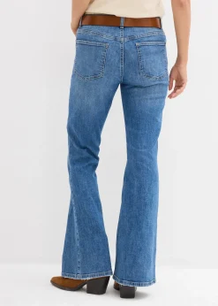 Jean flare taille mi-haute