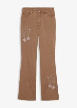 Jean flare taille mi-haute, extensible