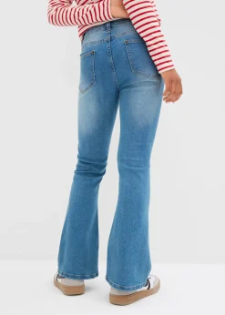 Jean flare taille mi-haute