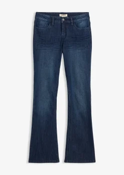 Jean flare taille mi-haute, extensible