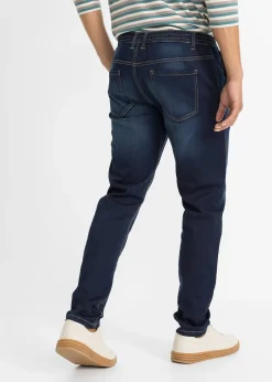 Jean jogger à taille élastiquée regular, fuselé