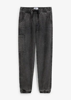 Jean jogger cargo extensible, Loose