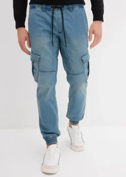 Jean jogger droit avec poches cargo, regular