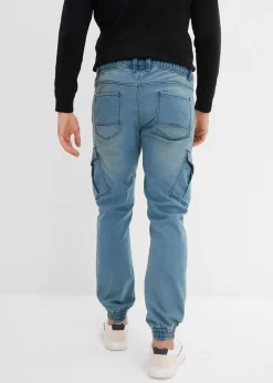 Jean jogger droit avec poches cargo, regular
