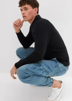 Jean jogger droit avec poches cargo, regular