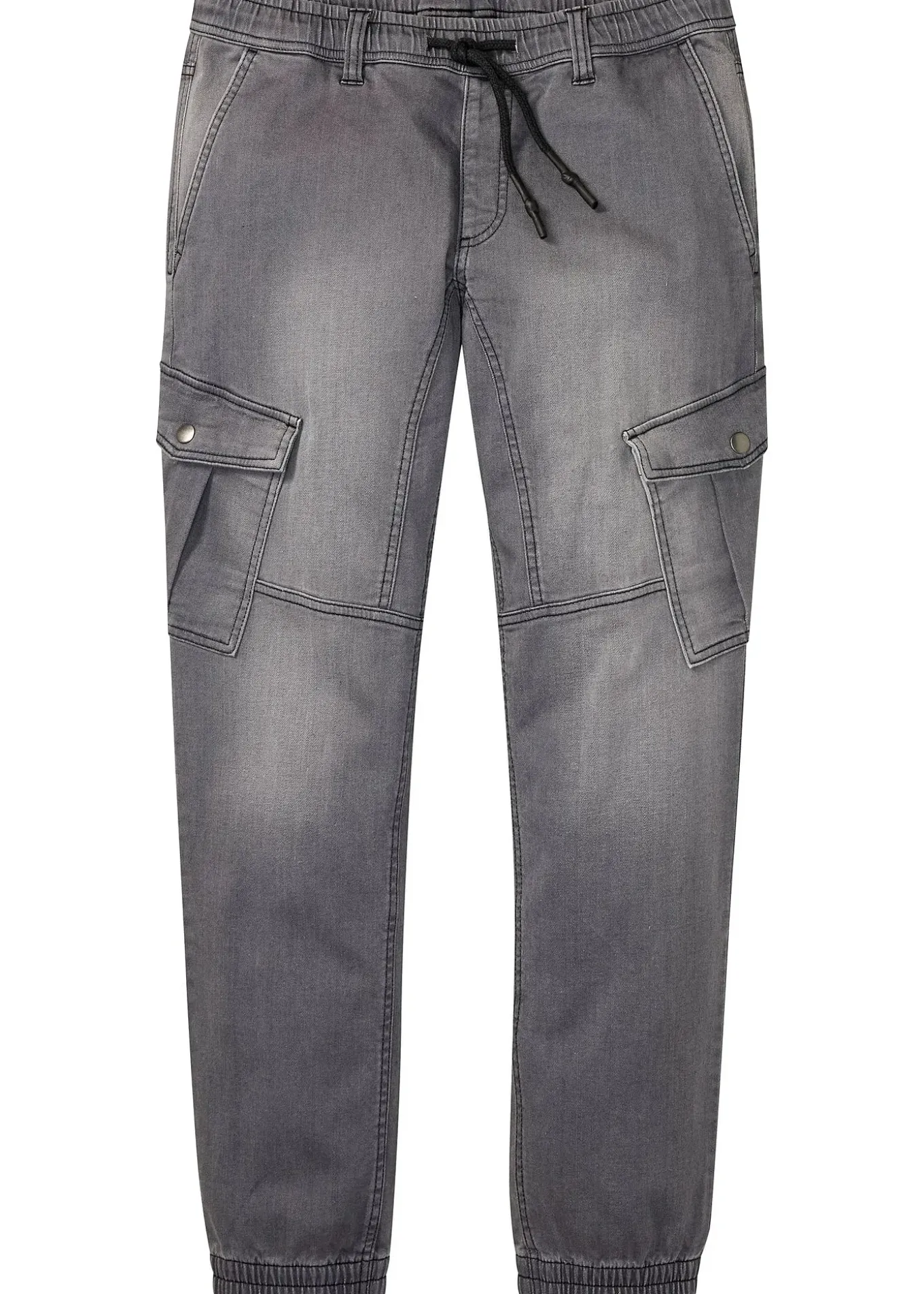 Jean jogger droit avec poches cargo, regular